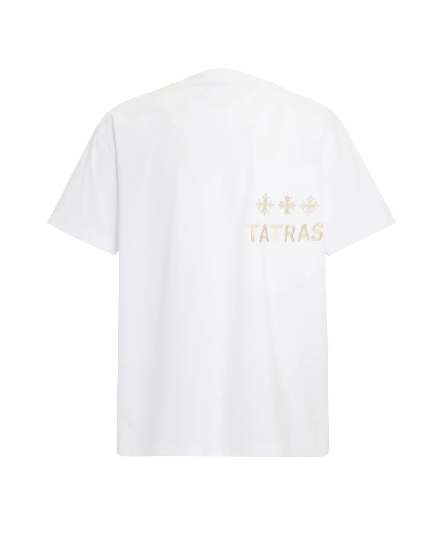 【 MEN】NUNKI ヌンキ Tシャツ(ホワイト) 綿 /前後 ロゴ / オーバーサイズ / 透け感無し / MCKZ0378083588