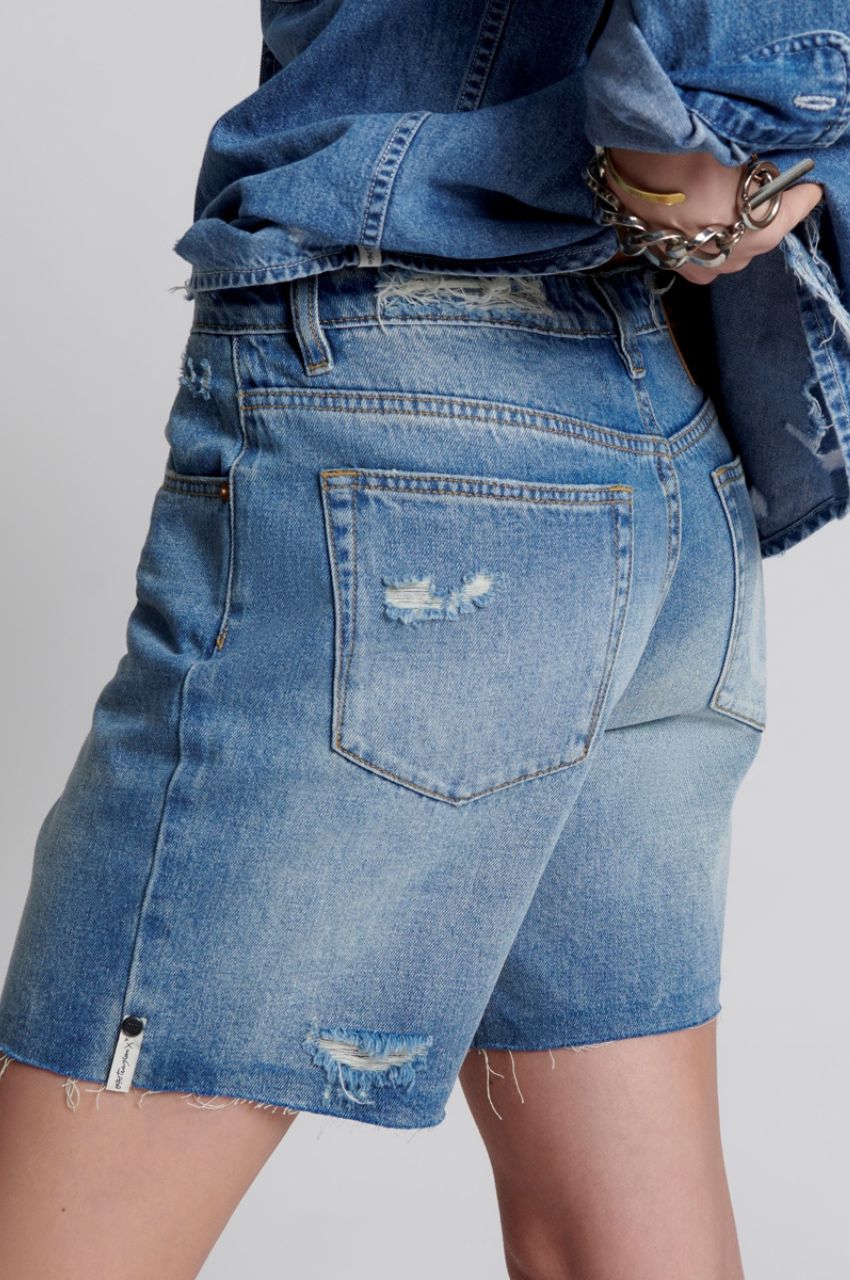 PACIFICA SMILE JACKSON MID WAIST WIDE LEG SHORT / ショートパンツ