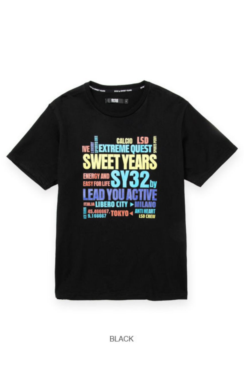 INK JET WORD TEE / プリントTシャツ