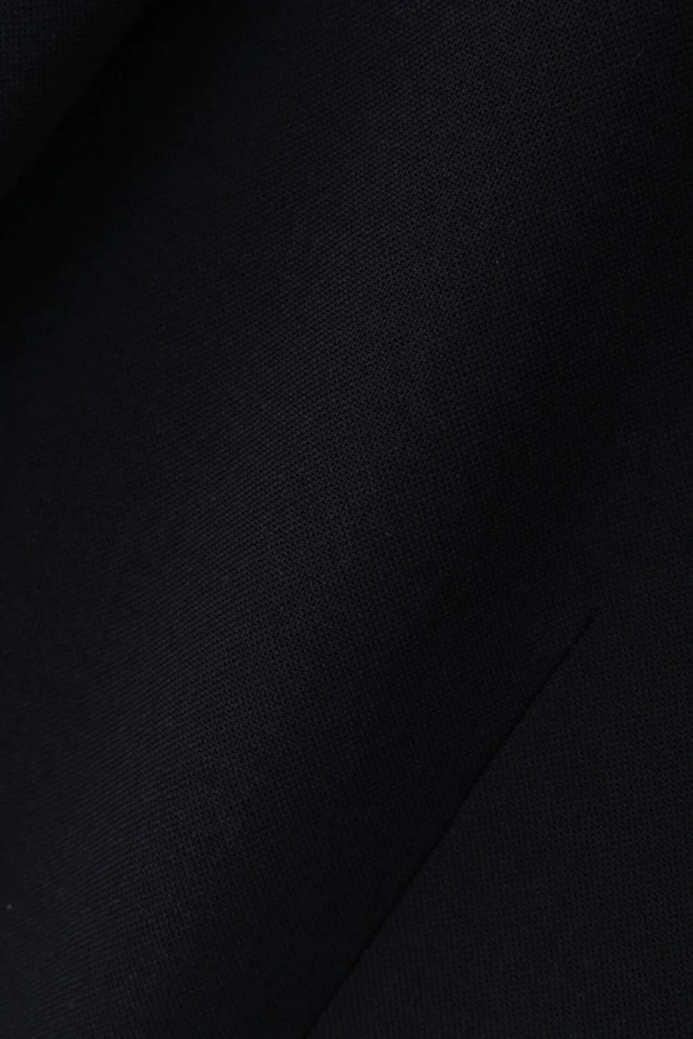 オックスノーカラージャケット (ネイビー) / ポリエステル・レーヨン / ストレッチ / 0315150316