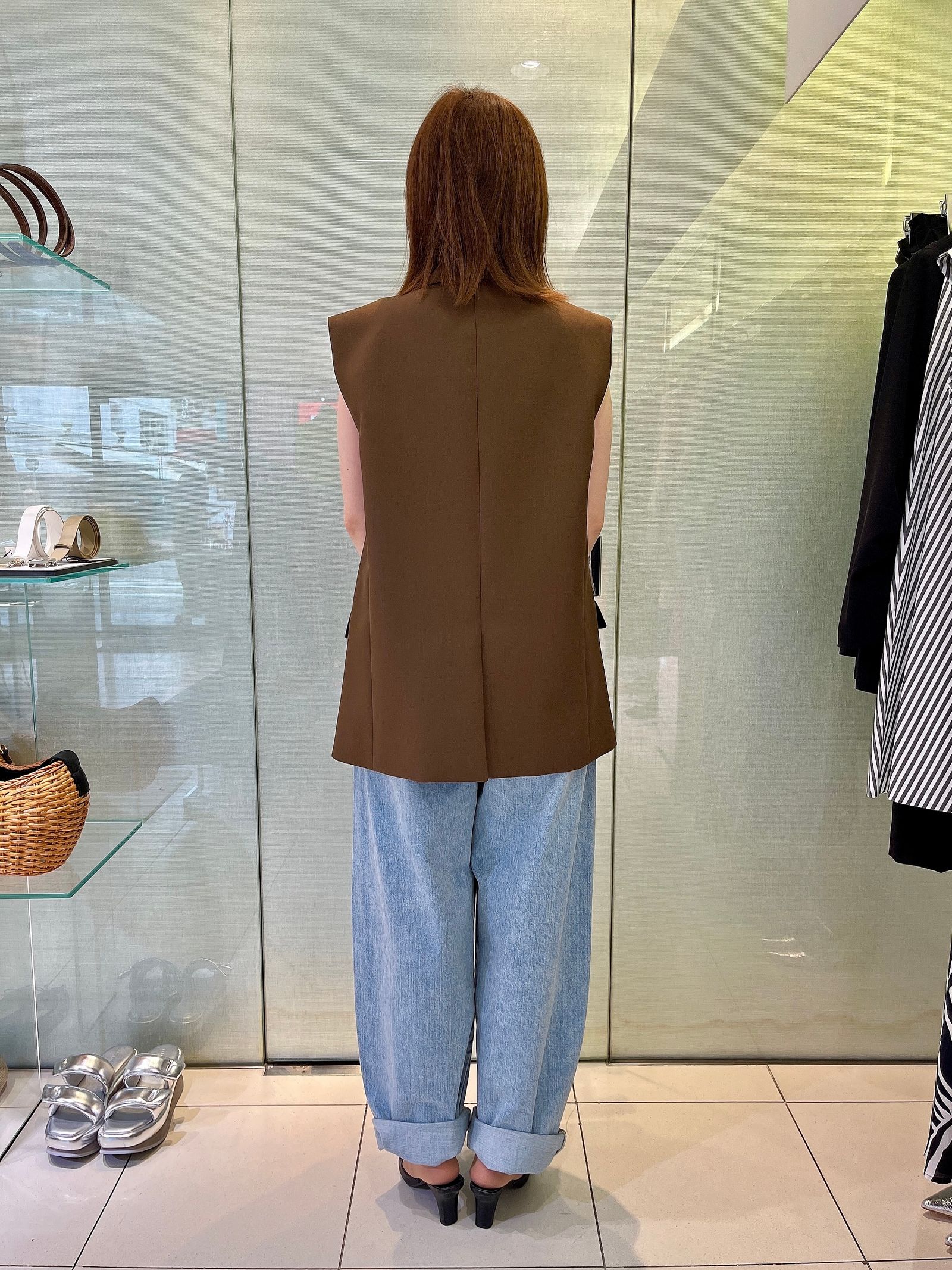 #【MIESROHE × Theory】バルーンデニム×ボクシーベスト👖🤎✨