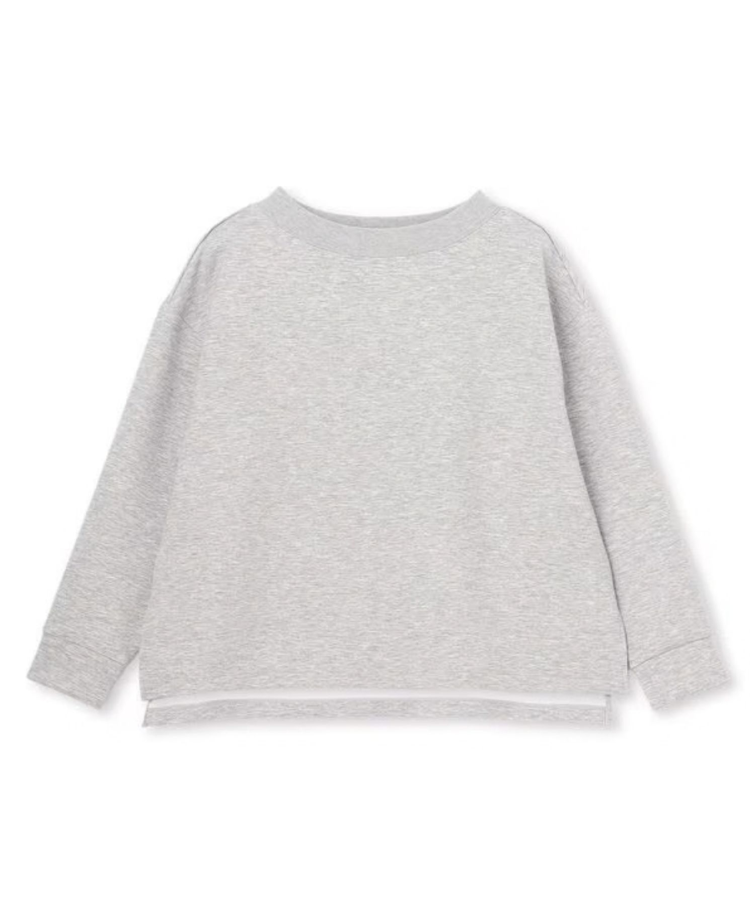 BEAUTY FORM JERSEY サイドスリットプルオーバー(グレー) ポリエステル / ウォッシャブル / 軽量 / ストレッチ / シワになりにくい / UVカット / 吸水速乾 / KKUMLW0361