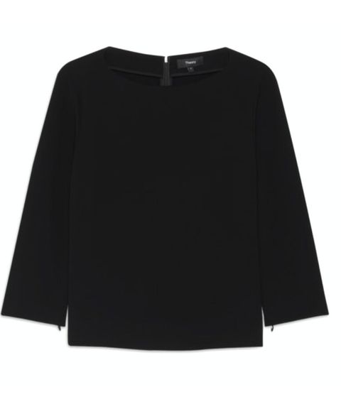 Admiral Crepe Jorane Zip Sleeve ( ブラック ) トリアセテート /伸縮性有り / 裏地無し /7分袖ファスナー 付き / 手洗可 / 01-6108218