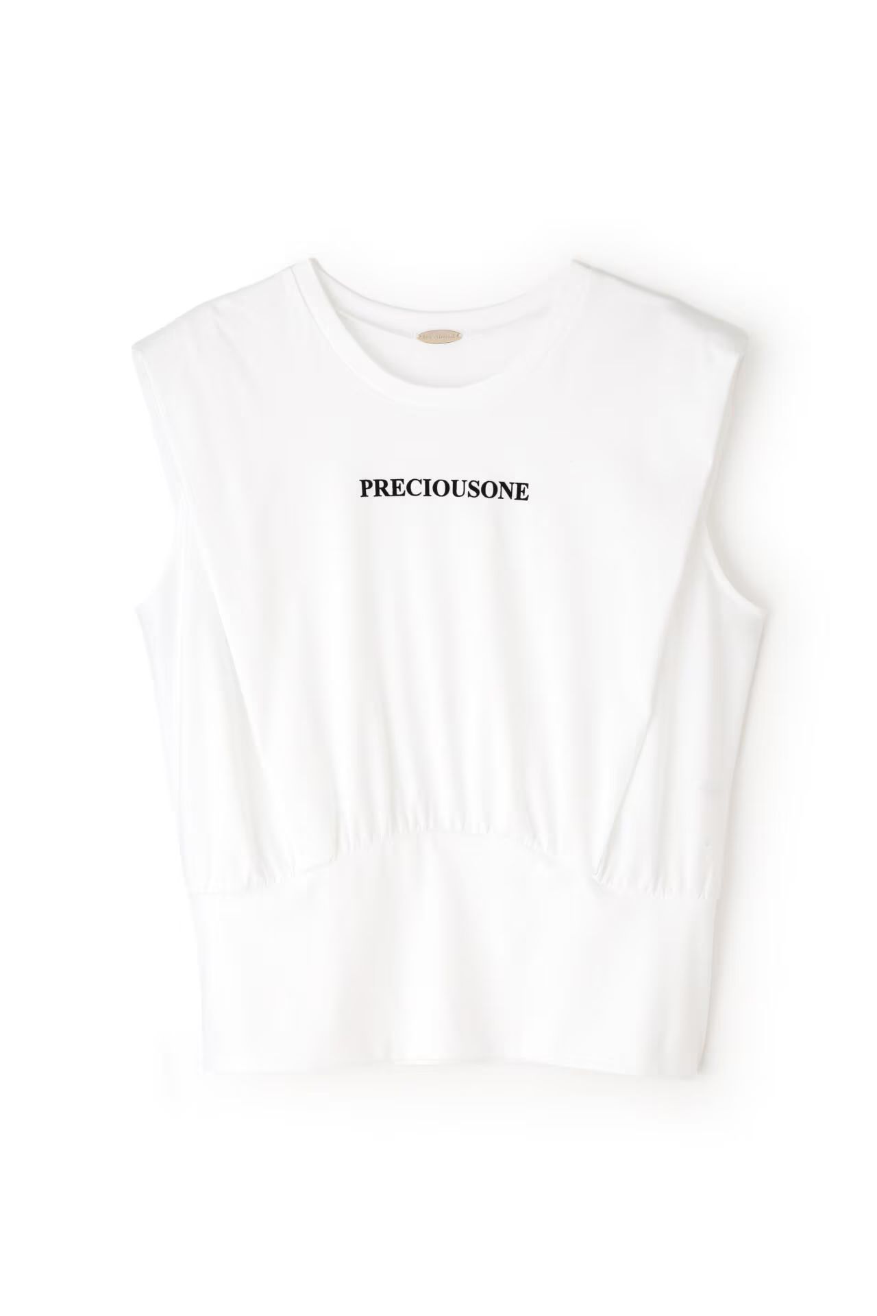 [URBAN PRECIOUS] PRECIOUSONE Tシャツ (ホワイト) / 綿 100% / ウォッシャブル / ストレッチ / 0314260711