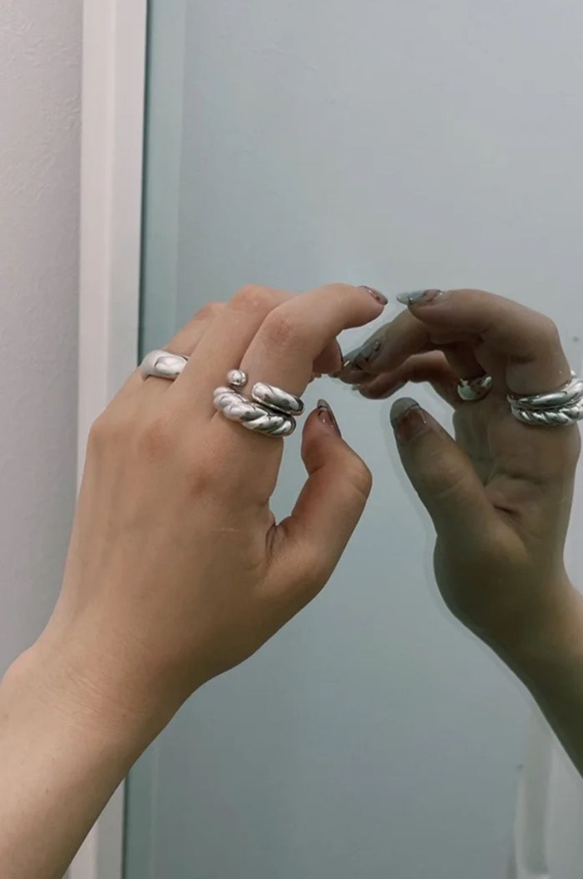 Twist Thin Ring (Silver) / シルバー925 / シルバー1000コーティング / リング / 1902005