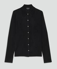 【一部店舗限定】Regal Wool Knit Shirt(ブラック) / 毛/ 01-5303707