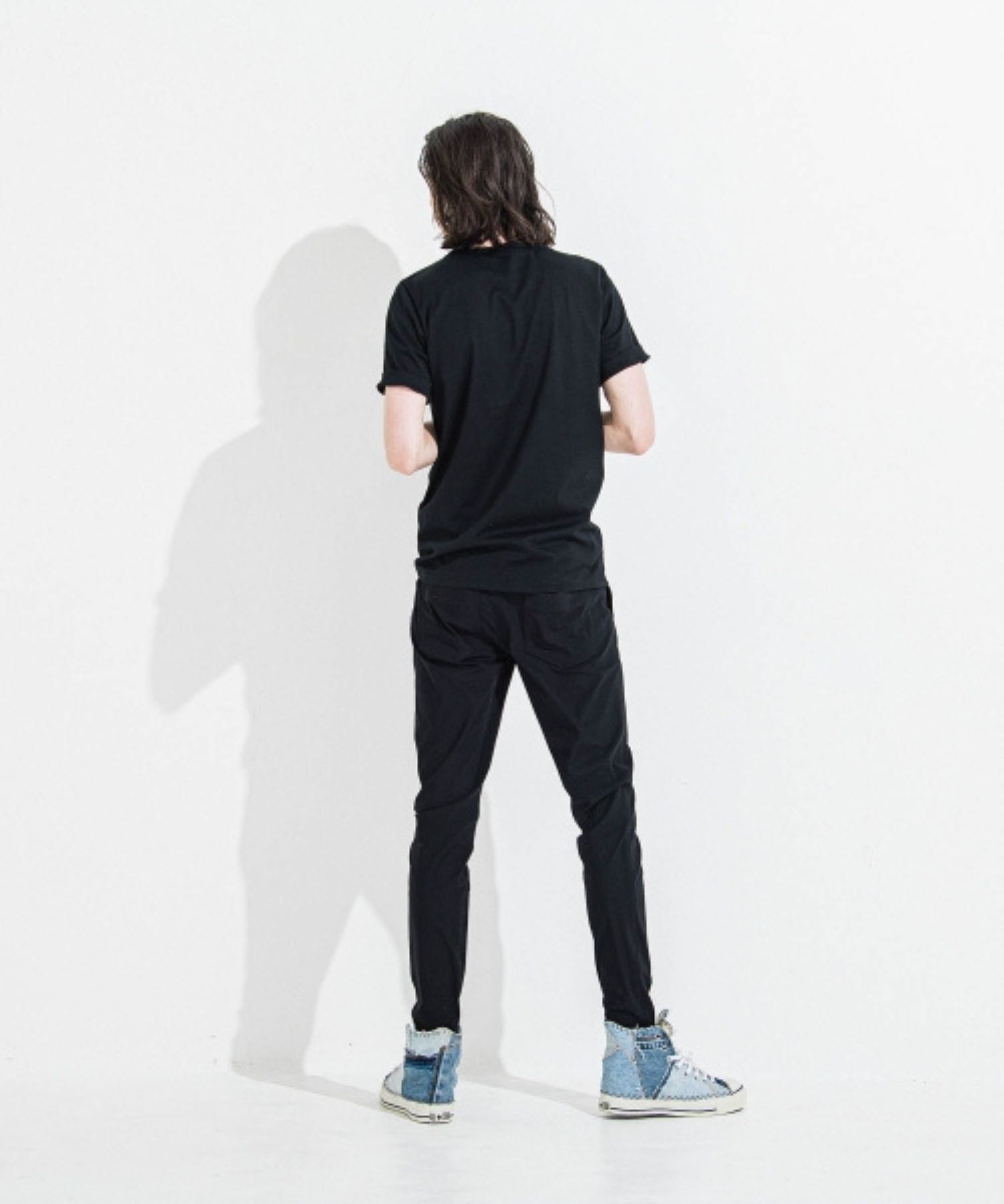 CHRIS EASY TUCK PANTS (ブラック) ナイロン / 360度ストレッチ/ シーズンレス /スラッシュサイドポケット/RC36-ST-016T-2