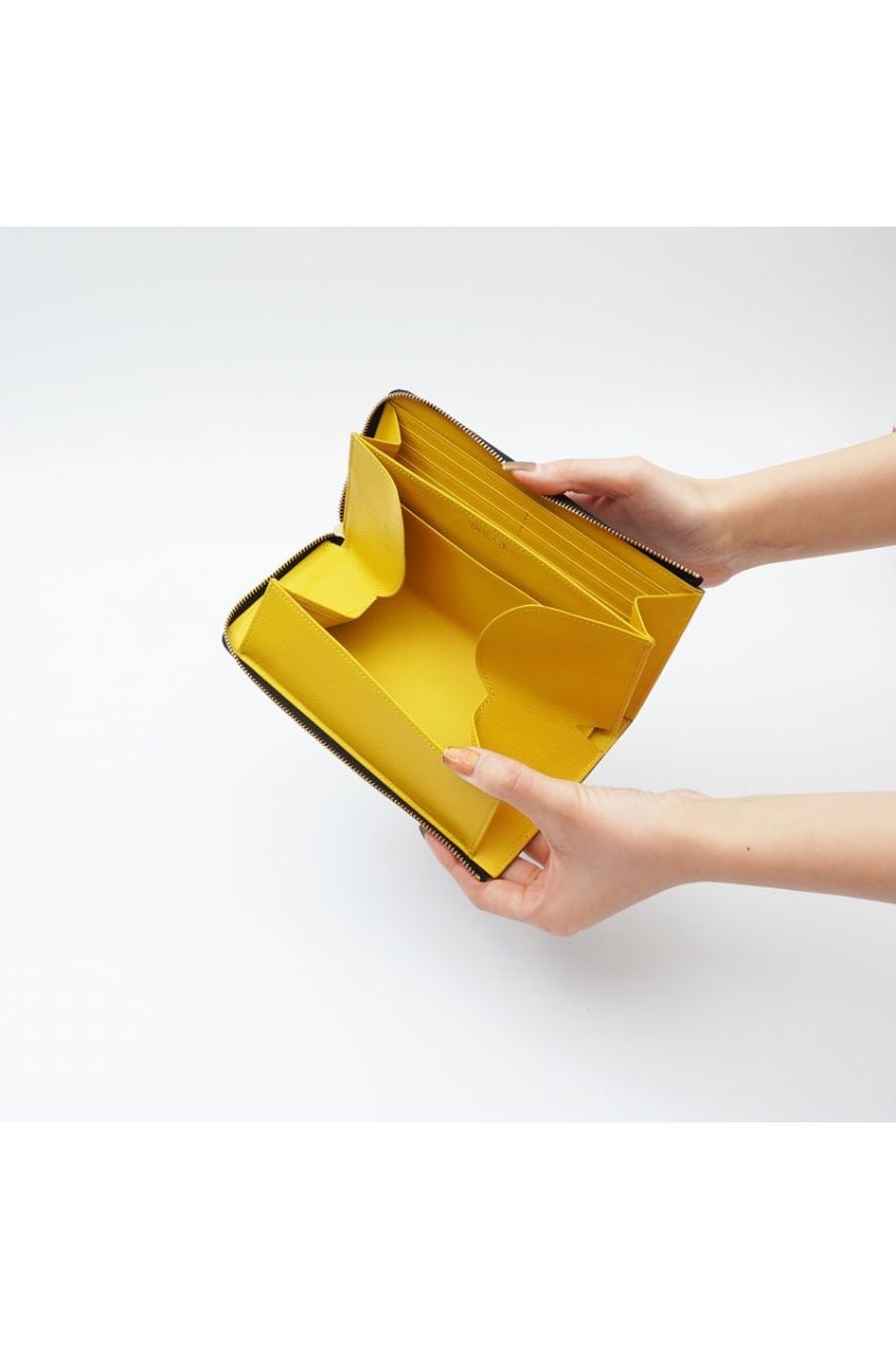 PORTA / ポルタ (Silver) / メタリックレザー L字型財布 / V-5066