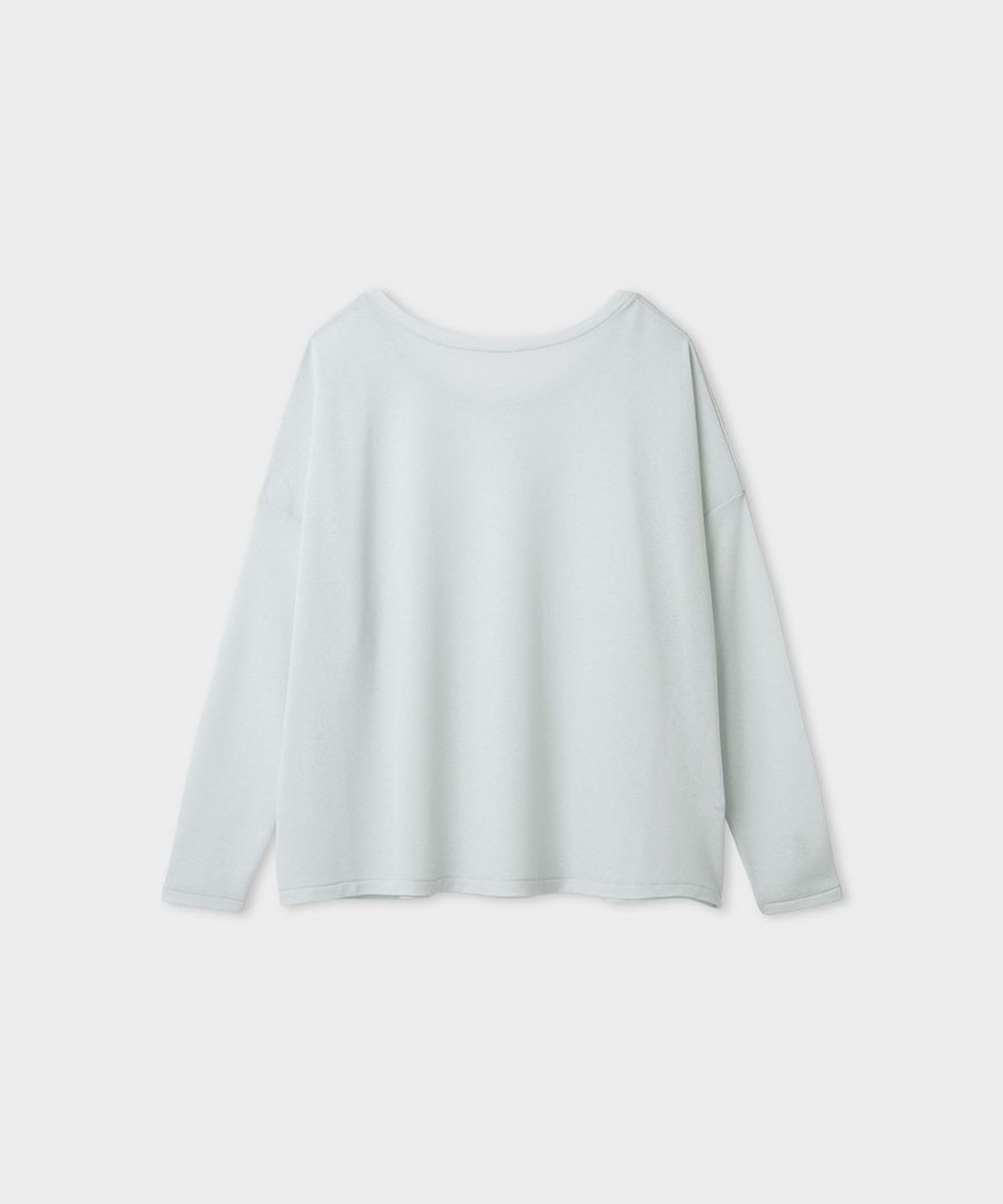 シアーワッフルカットロンT(ミント) ポリエステル / ボートネック / 袖口ロゴあり / MWCT261072