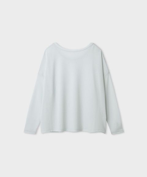 シアーワッフルカットロンT(ミント) ポリエステル / ボートネック / 袖口ロゴあり / MWCT261072