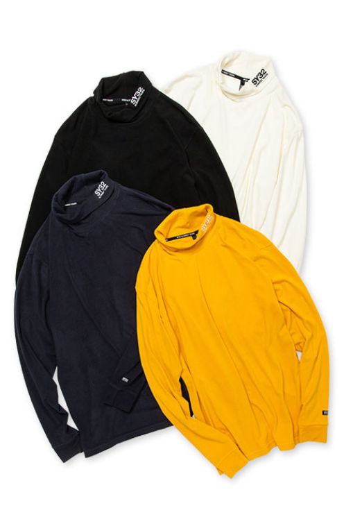 HIGH NECK L/S TEE / ハイネックロングスリーブTEE