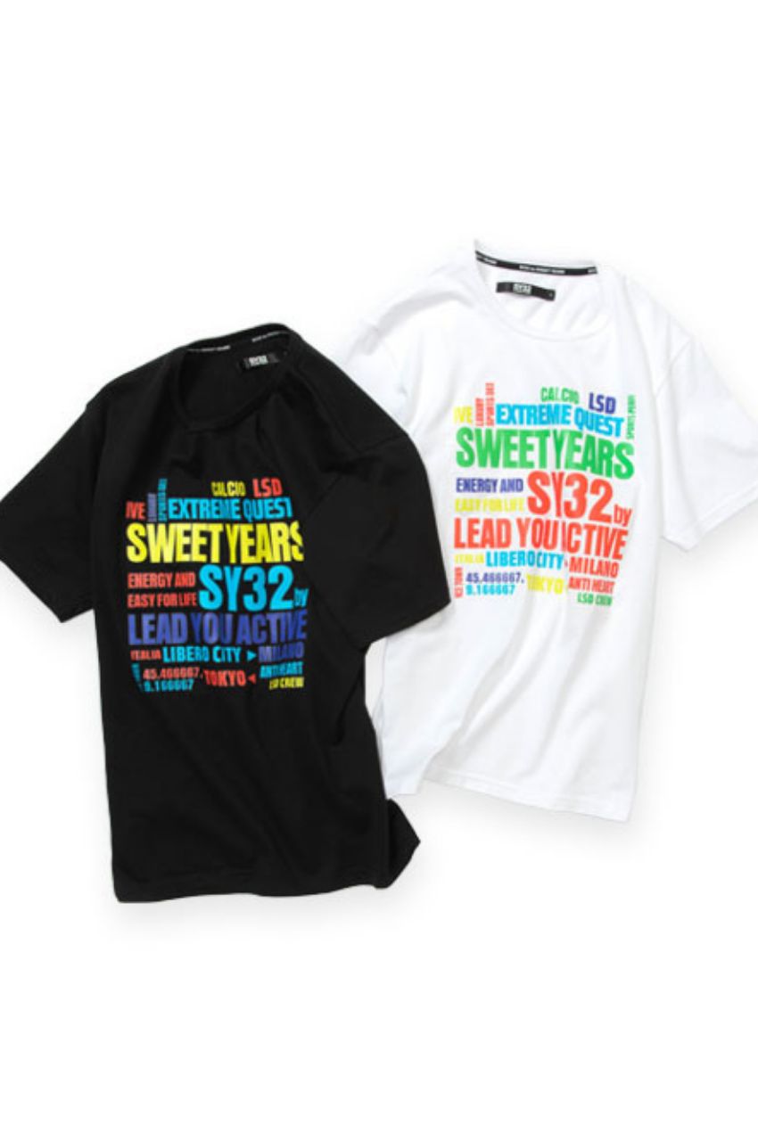 INK JET WORD TEE / プリントTシャツ