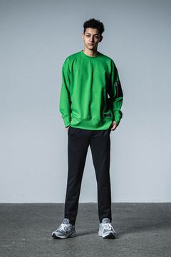 ERIC EASY PANTS (BLACK) レーヨン / ストレッチ / ドローコード付き / サイド・バックポケット付き/  RC33-ST-027