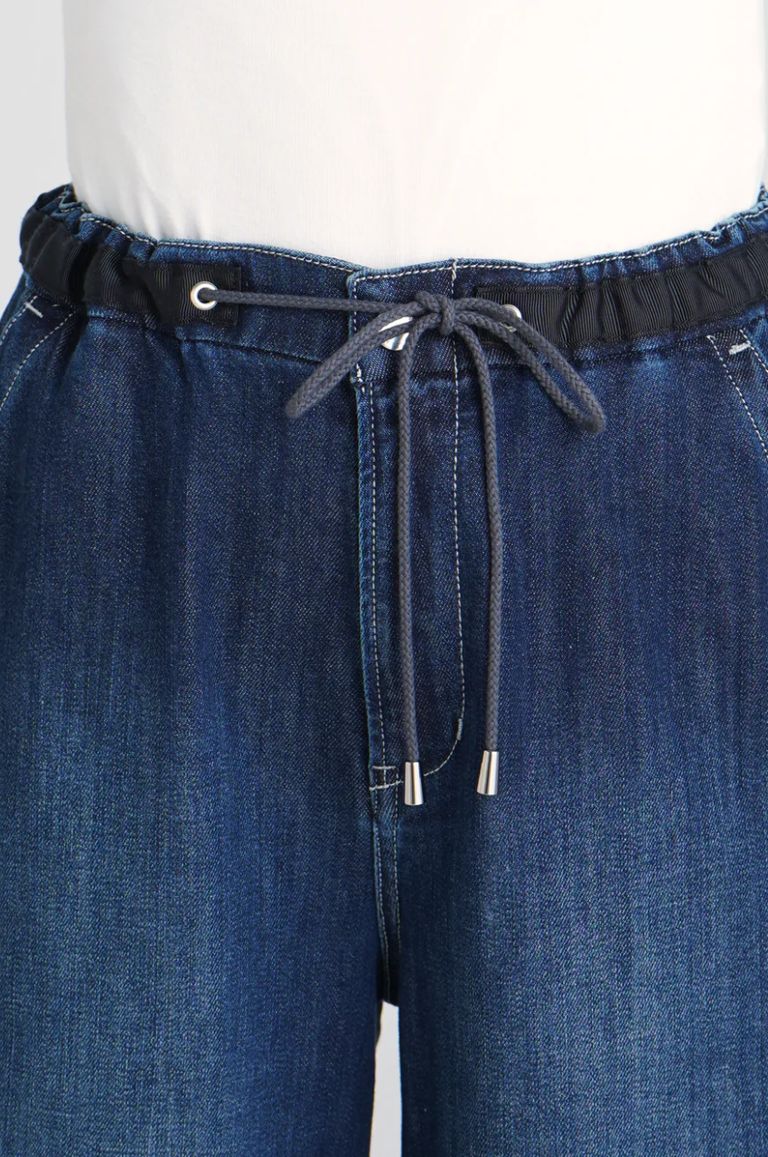◎新品◎Monameモナーム　ベイカーパンツ　ブルー MONAME DENIM EASY SLIM[41131104-SL34]｜URBAN RESEARCH公式