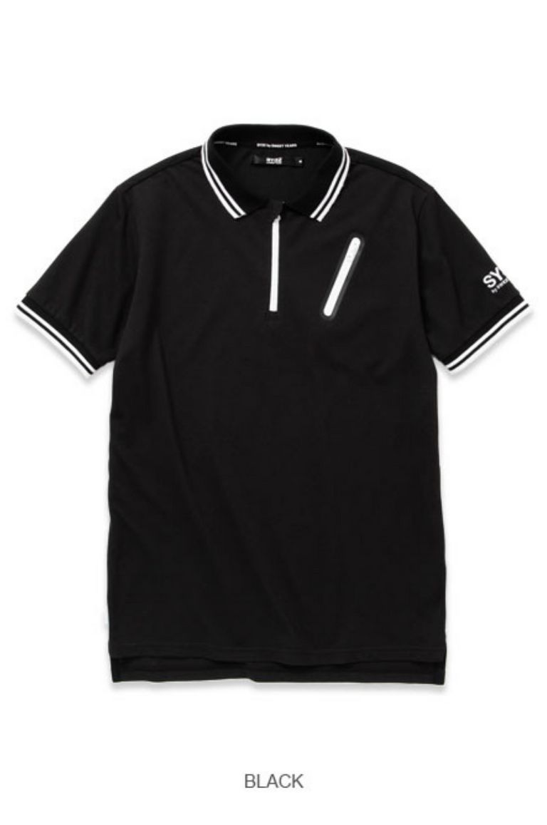 SY32 by SWEET YEARS - FUNCTION ZIP POLO / ジップポロ | LA FEMME