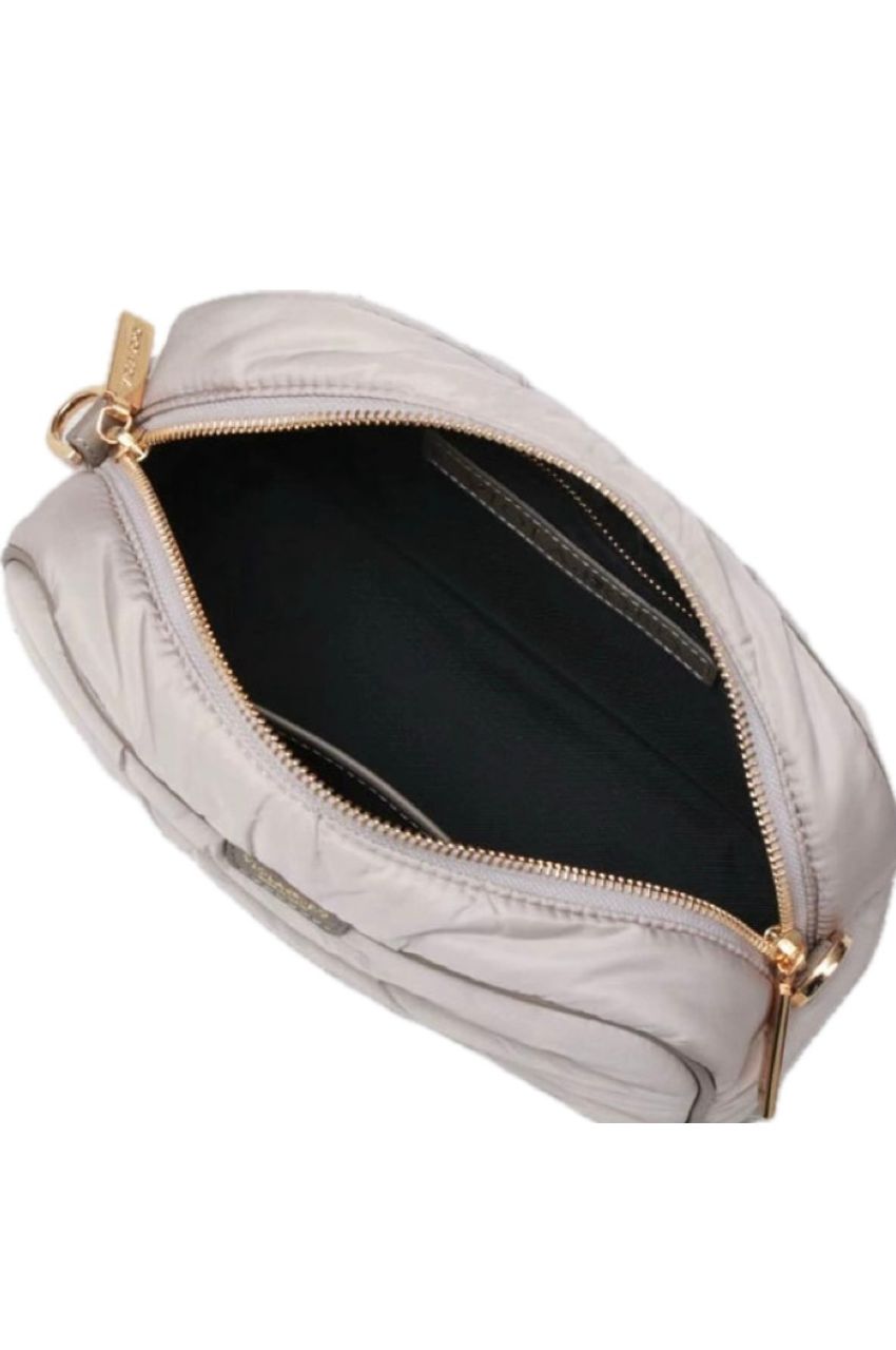 GINO / ジーノ (Khaki) / ナイロン / 牛革 (Italian Leather) / ショルダーバッグ / 長財布入るサイズ / 日本製 / V-2192