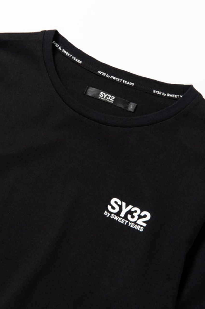 PAISLEY BACK PRINT L/S TEE