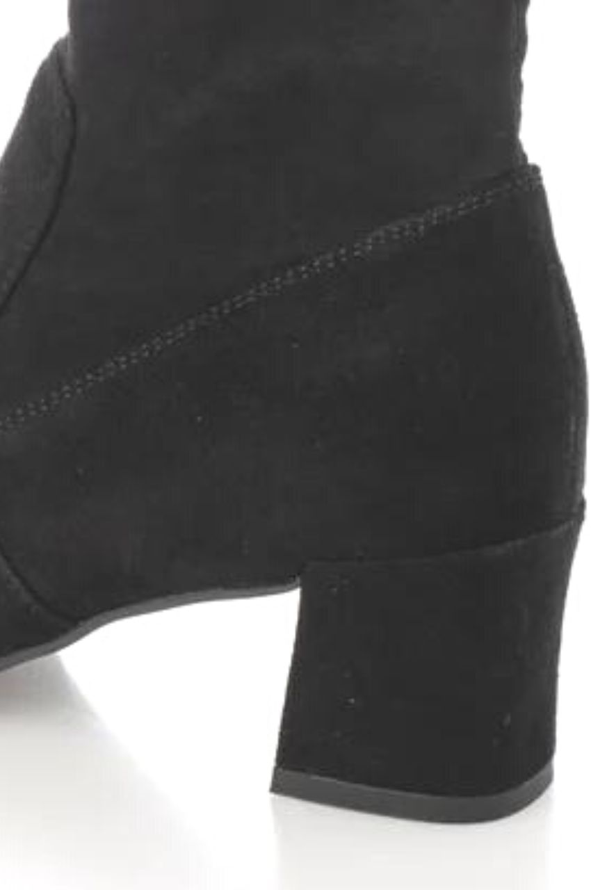 ROUND STRETCH SHORT BOOTS  / ラウンドトウストレッチショートブーツ
