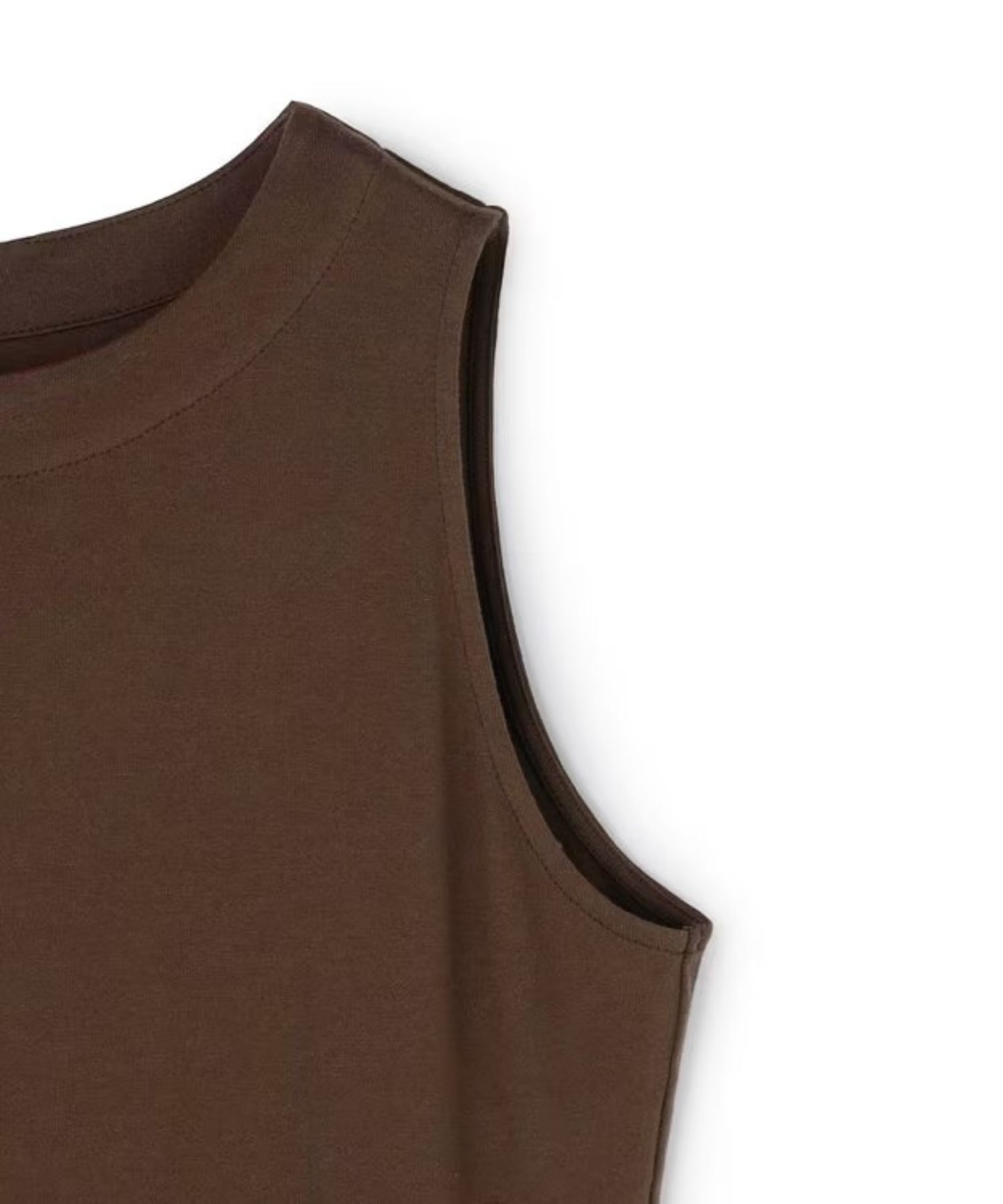 プレーンジャージオールインワン(ブラウン) 綿 / ウォッシャブル / OPUVLM0413