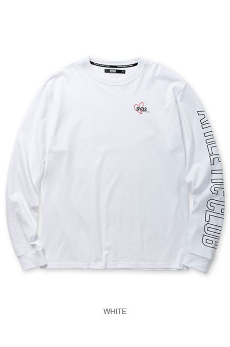 SY32 by SWEET YEARS - HEART MIX LOGO L/S TEE / ハートミックスロゴ