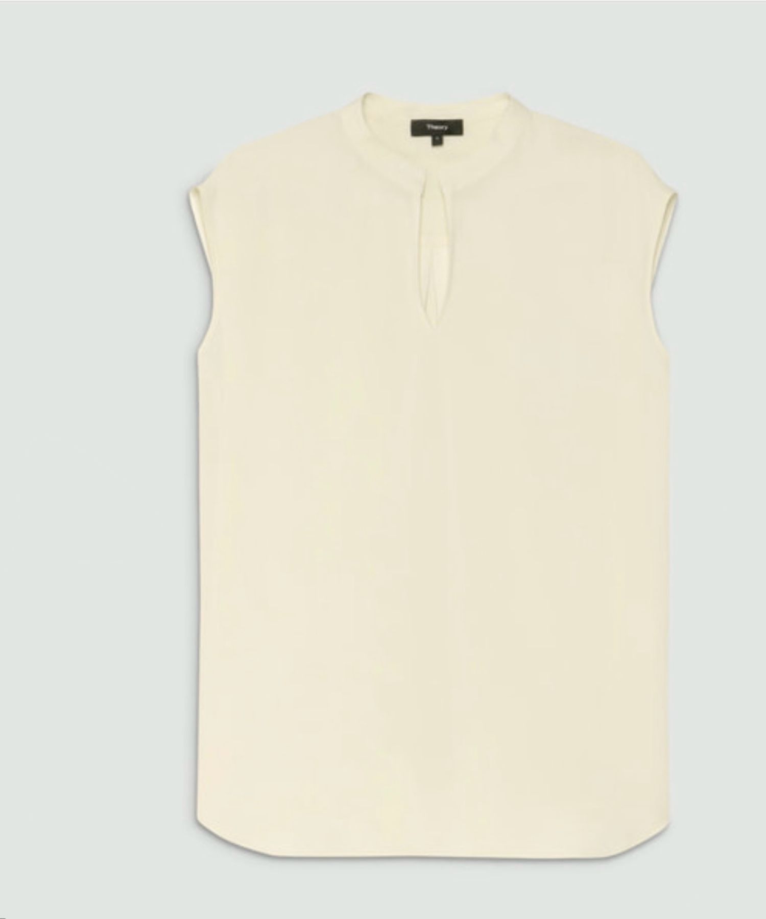 Powder Crepe Boxy Top(ライス) / トリアセテート / ウォッシャブル / 01-5208216