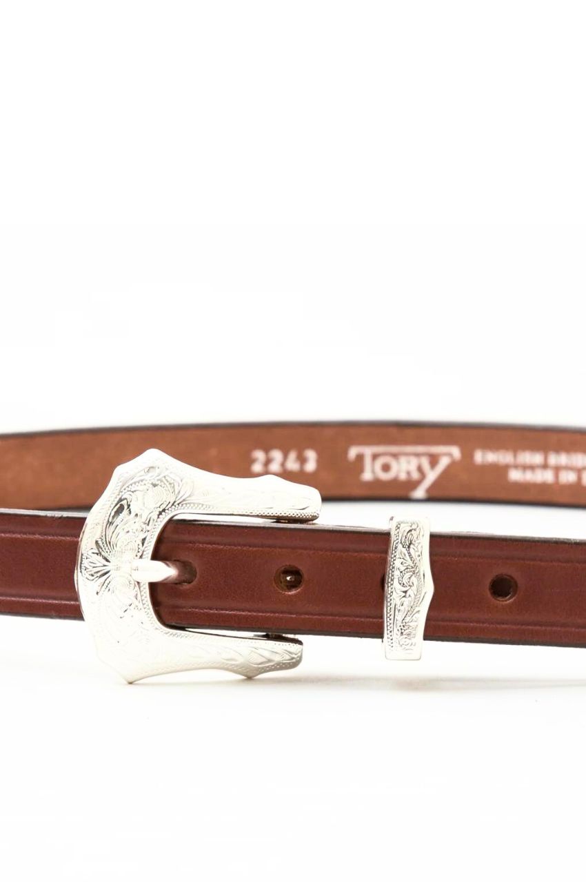 WESTERN BELT 2243 / ウエスタンベルト（ブラウン）牛革 / ブライドルレザー / 厚い / 頑丈 / エイジング / アメリカ製