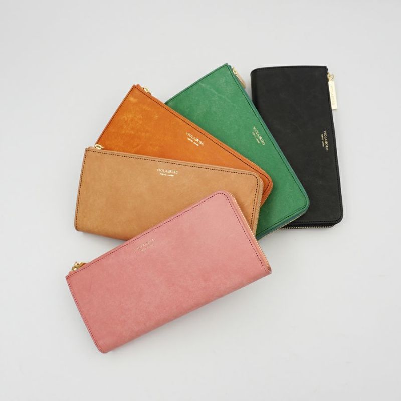 PORTA ( L/camel ) 牛革 / ファスナー開閉 / 小銭入れ / 重さ198g / V-5077