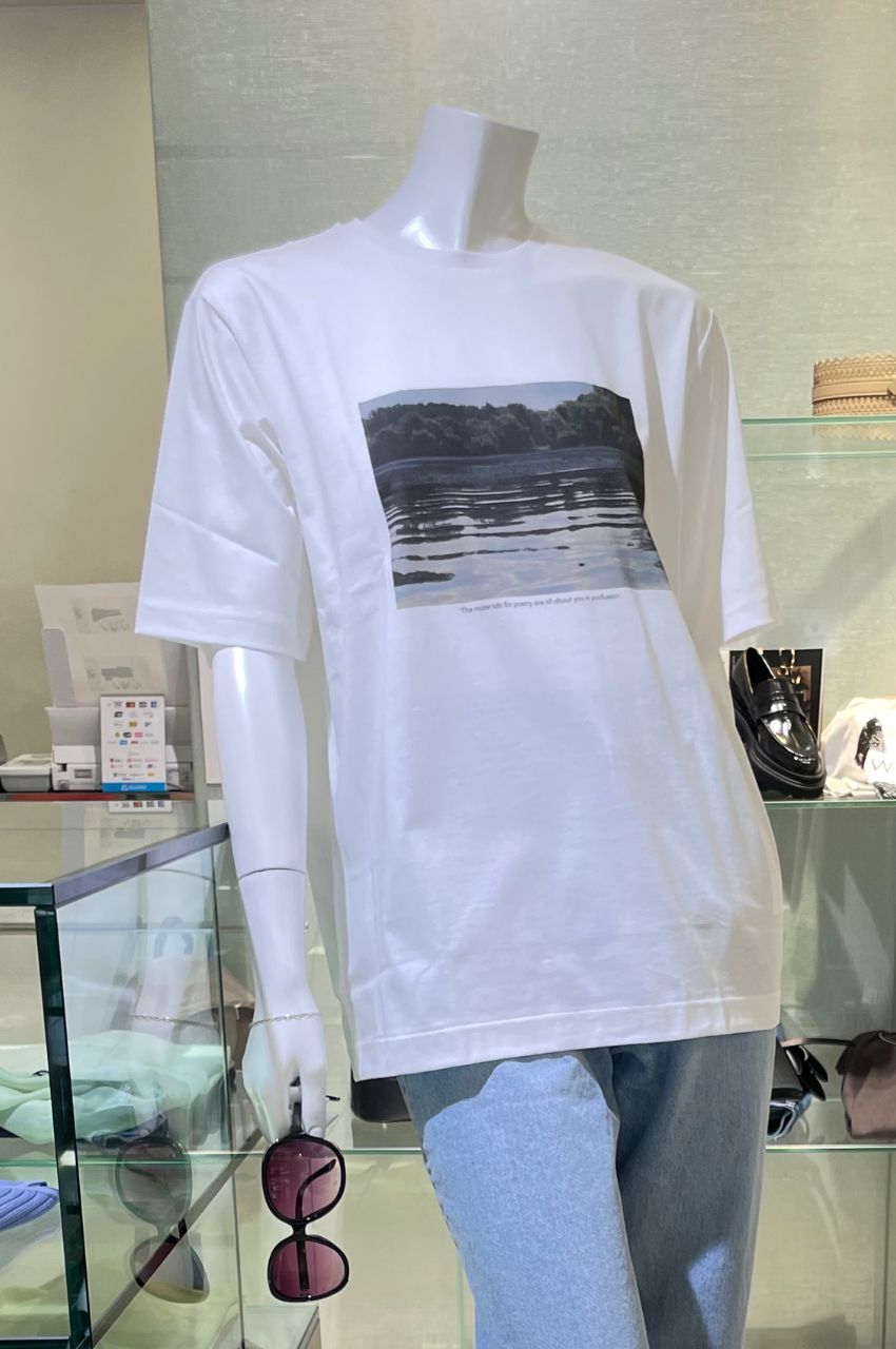 フォトTシャツ(ホワイト)綿100% / ウォッシャブル