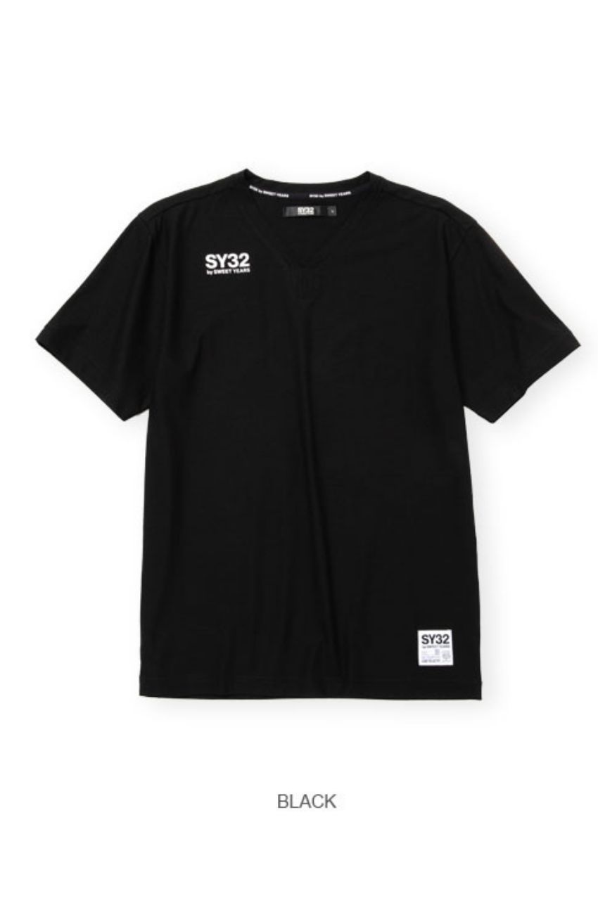 DESIGN NECK TEE / デザインネックTシャツ