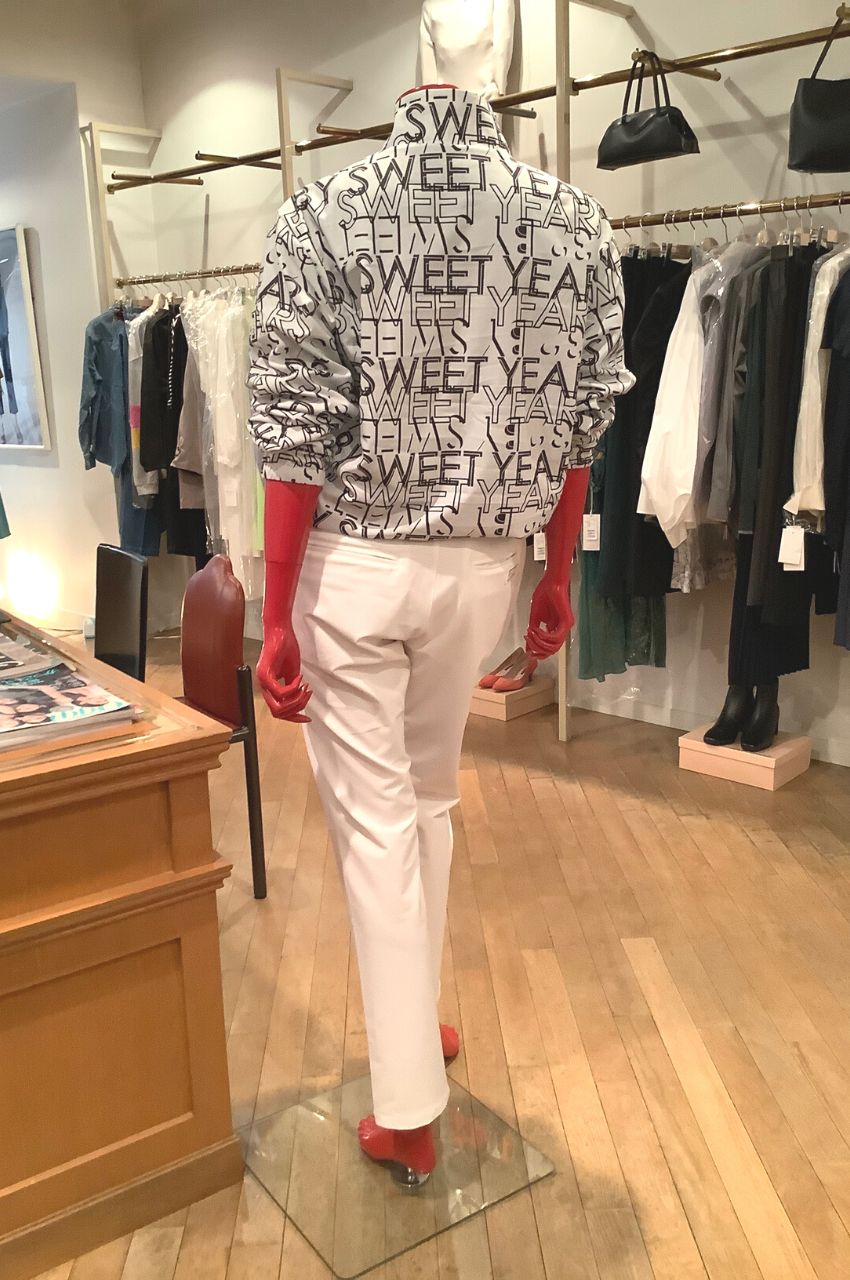 STRETCH DOUBLE CROSS PANTS / シンプルストレッチパンツ