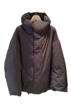 ウォーターリペレントミドルダウンコート (BLACK) ナイロン / 撥水加工 / 防寒性 / 小顔効果 / FWFC244044