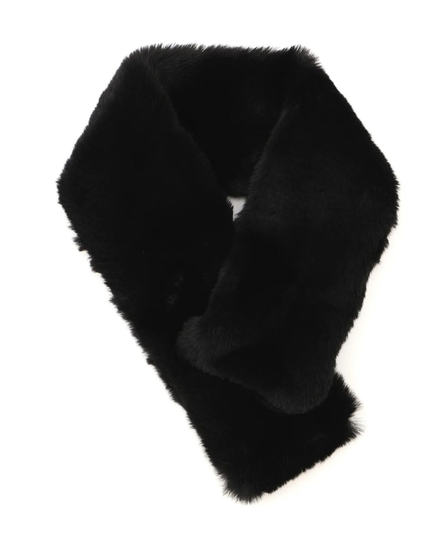 ファーストール&グローブ(ブラック)ポリエステル / ストールにクリップ仕様 /  0315298100