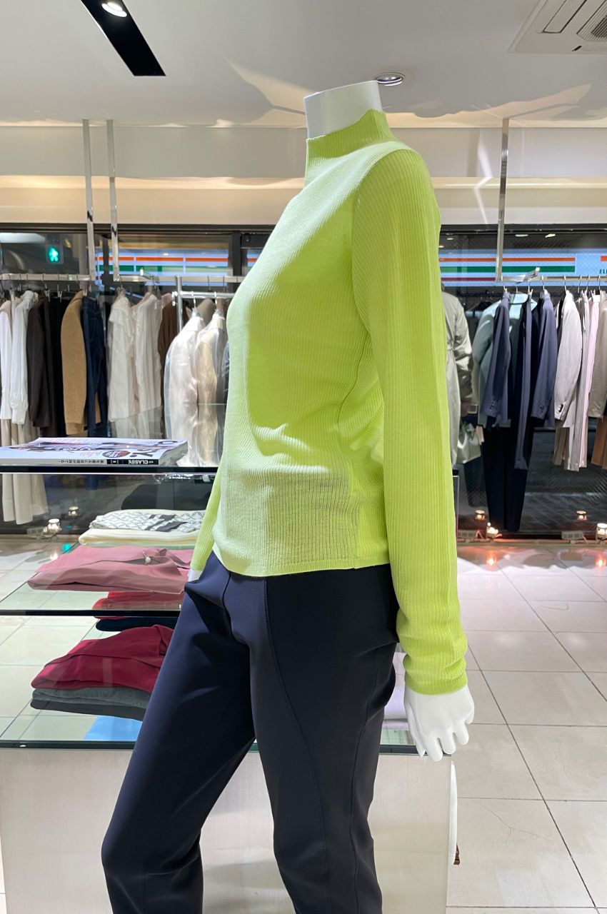WOOL MIX SHEER KT/ウールミックスシァーニット
