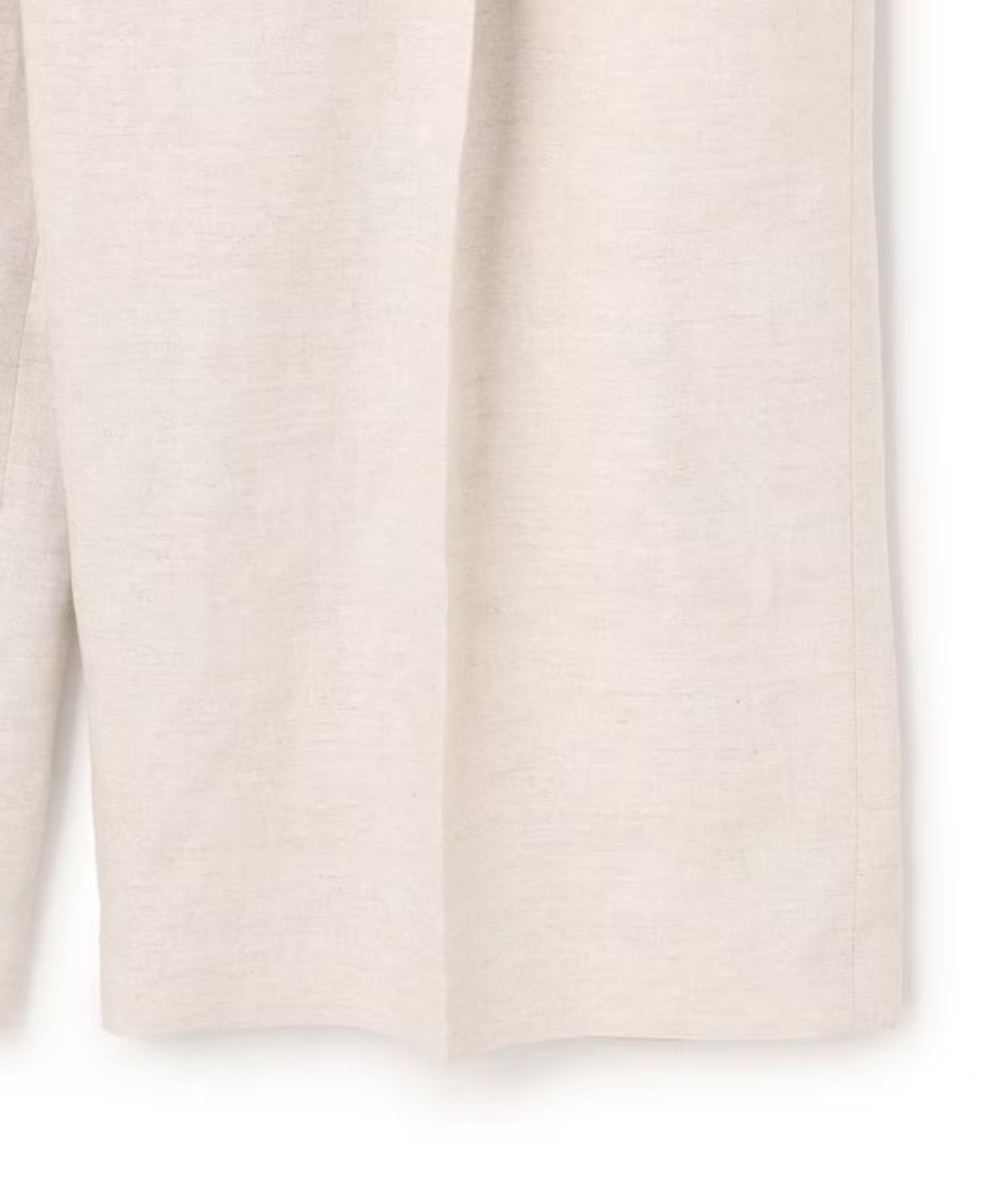 リヨセルライトリネン ワイドトラウザー(フラックス) / 再生繊維 / ハイウエスト / ワイドシルエット / PRUVLS0305