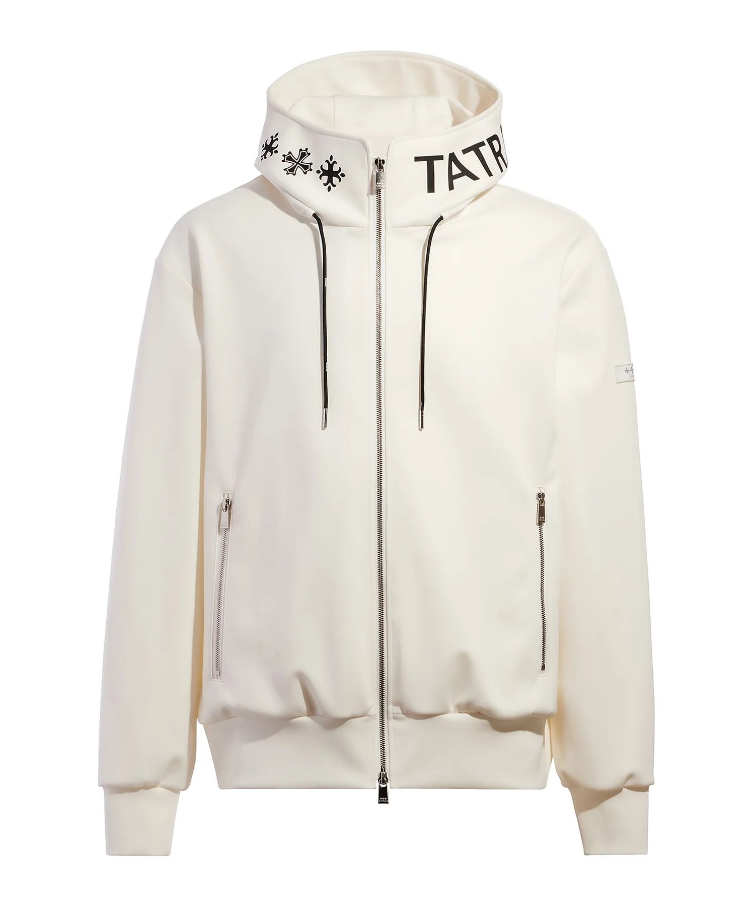 BARBIO バルビオ パーカー ( アイボリー ) ポリエステル / 圧着プリントロゴ / ジップアップ / メタルファスナー / MCKZ0405063588