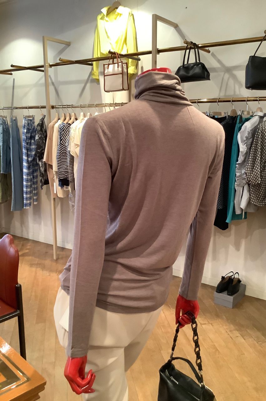 SHEER TURTLENECK PULLOVER / シアータートルネックプルオーバー