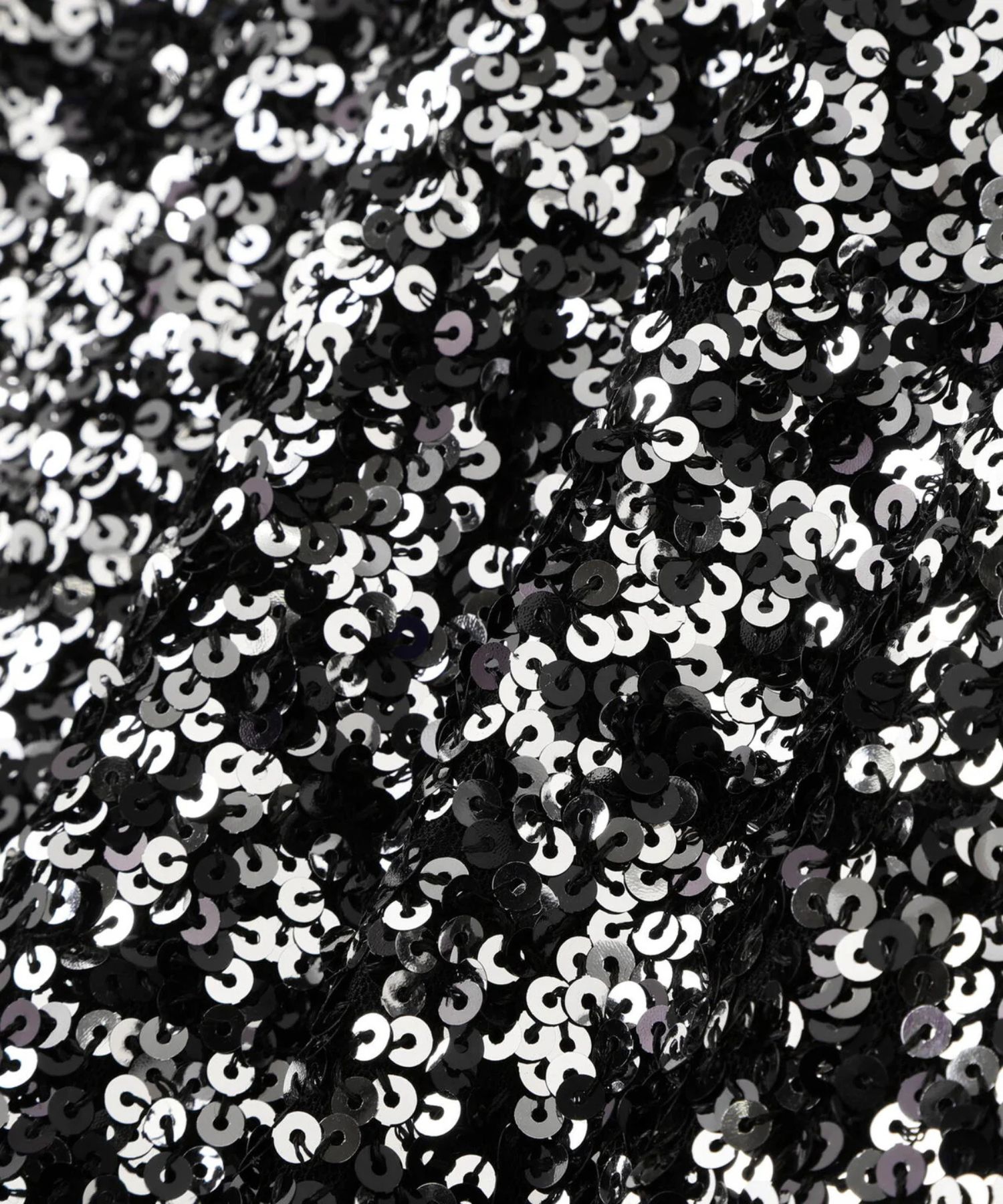 スパンコールスカート(シルバー)ポリエステル / ウエストゴム / ストレッチあり / 0315220109