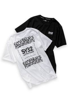 【SY32 】NEWデザインロゴ T-Shirt 送料込み SY32 by SWEET YEARS - NEW LOGO BACKPRINT TEE / バック