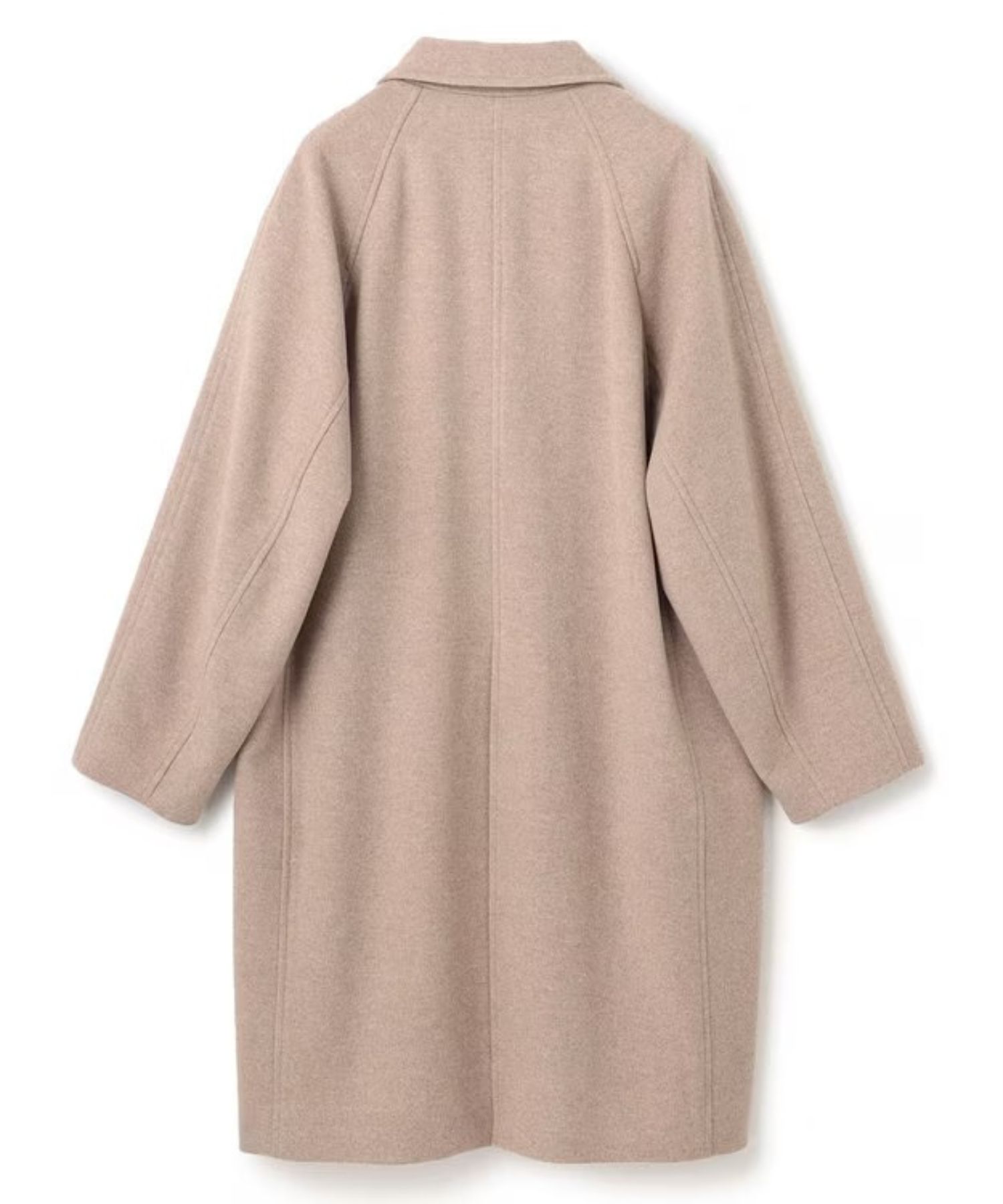 LABBOCK / ウール混ラグランステンカラーコート ( Taupe ) ウール / ダブルボタン / ラグランスリーブ / 膝下丈 / 裏地有り / COCWGW0401