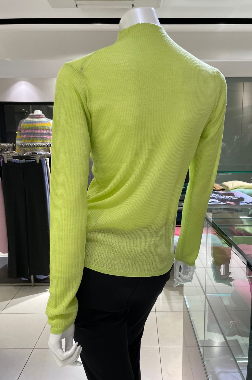 WOOL MIX SHEER KT/ウールミックスシァーニット