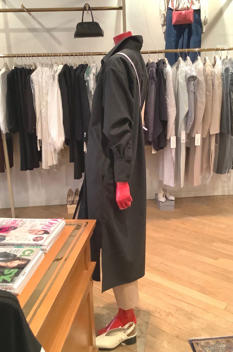 TOMORROWLAND - WOOL CASHMERE SHIRT DRESS / ウール