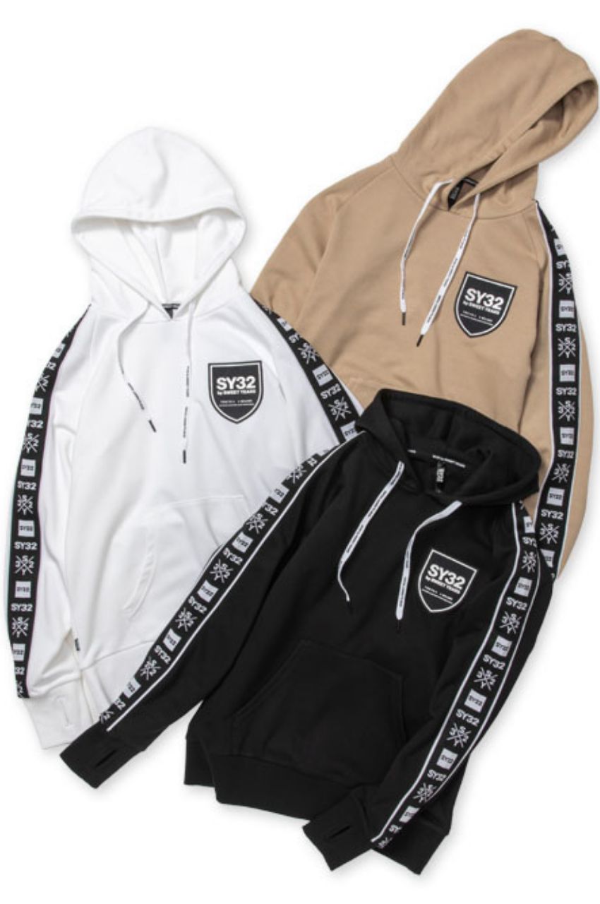 LINE TAPE P/O HOODIE / ラインテーププルオーバーフーディー