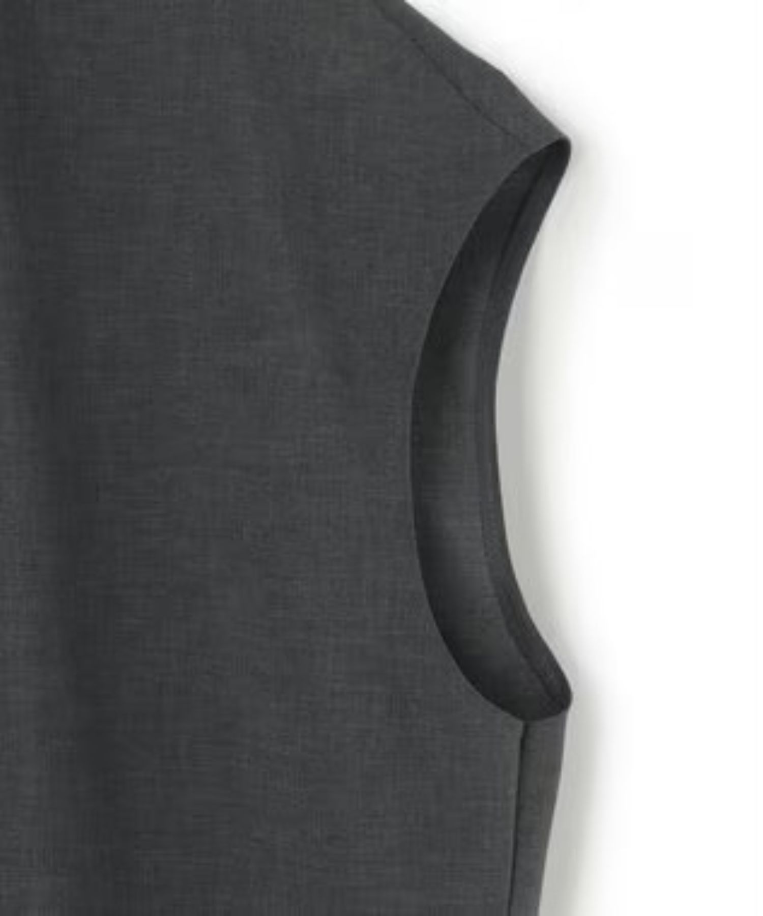 【イージーケア】BATEAU / Vネック ギャザーブラウス (Charcoal) ポリエステル / 吸水速乾 / UVケア / 接触冷感機能 / セットアップ対応 / BLCWLM0002