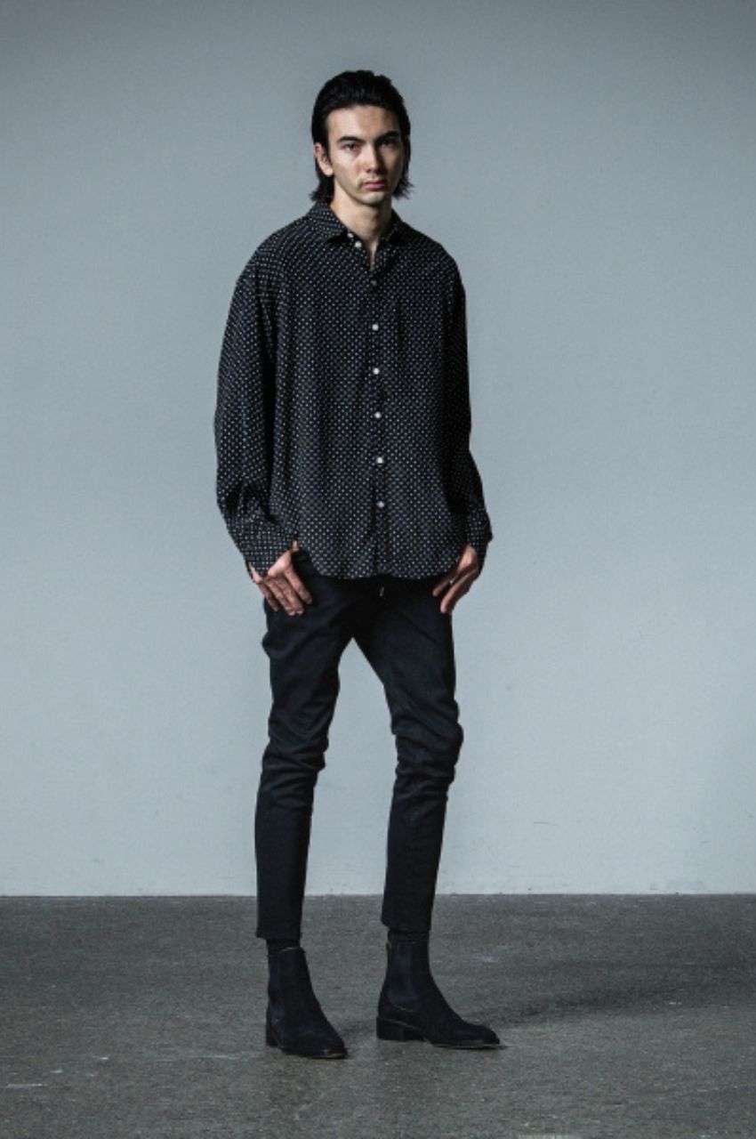 jack shirts (DOT) レーヨン / 薄手 / センターボックスプリーツ/ RC33-SH-001-3