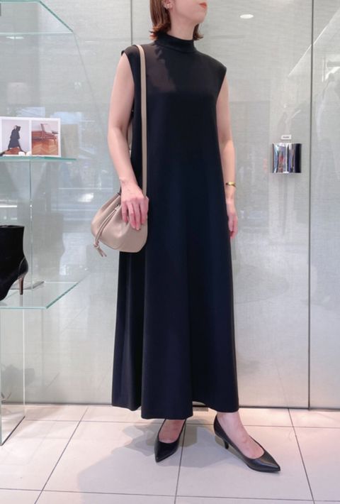 Theory - Admiral Crepe 2 SL Maxi DR/マキシドレス | LA FEMME