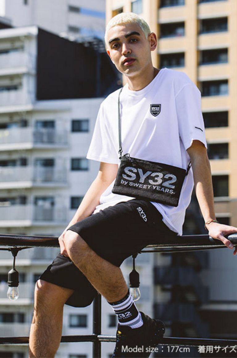 SY32 by SWEET YEARS - SILICON SHIELD LOGO TEE / シリコン 