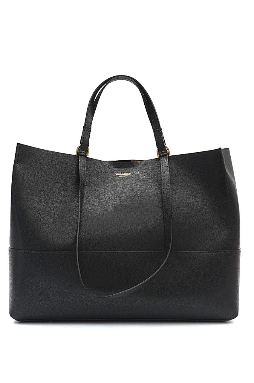 ITALIAN DOUBLE  FACE LEATHER  TOTE / イタリアンWフェイスレザートート ヨコ型