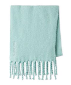 ツイストフリンジストール (MNT) ポリエステル / シャギー素材 / ロゴ刺繍 / 軽い / 09WGG255551