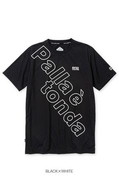 フォント ロゴ プレミアム ビッグ Tシャツ （ブラック✖️ホワイト）ポリエステル100％ / 吸水速乾 / ドライタッチ