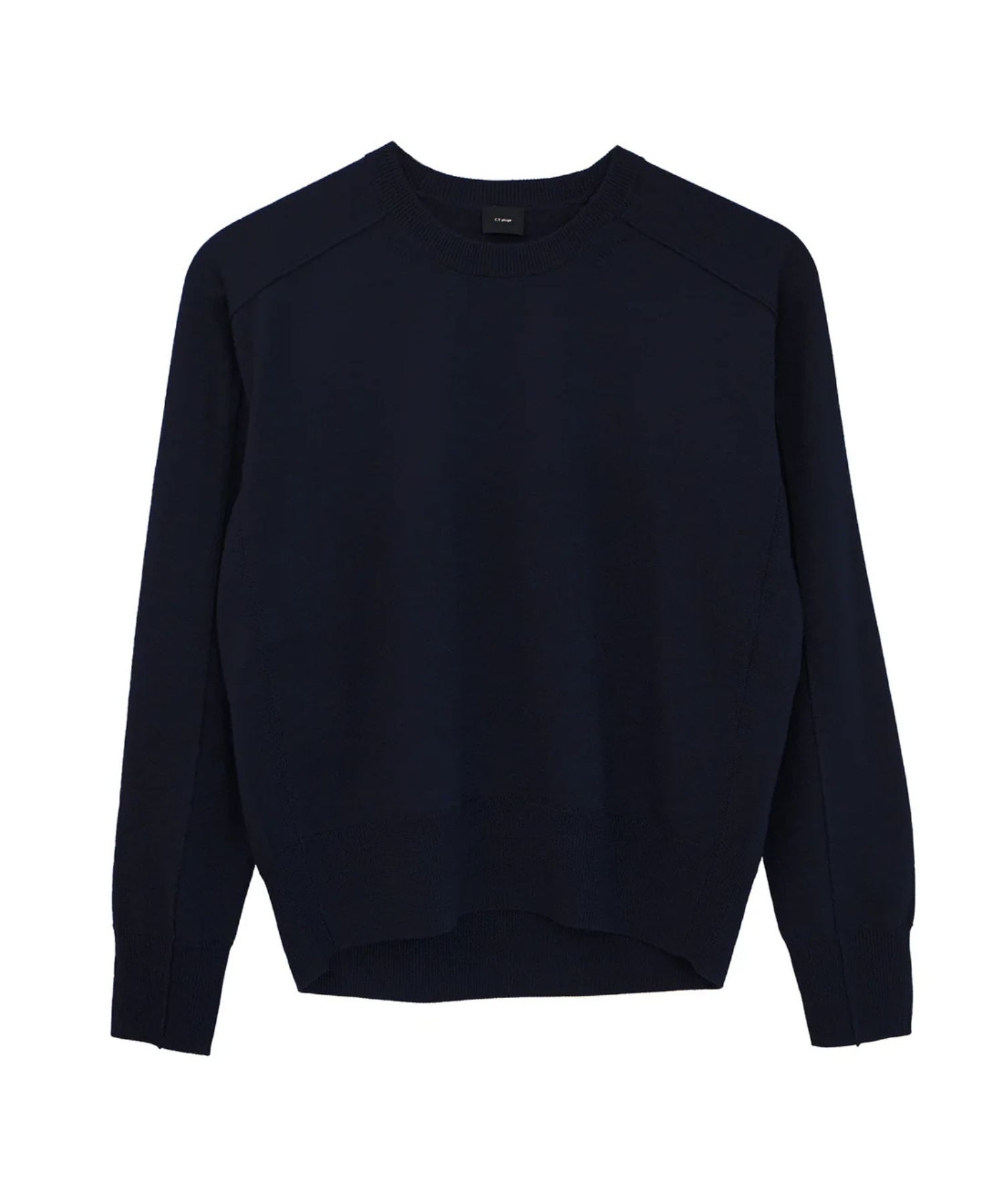 Re Stock Rws wool crew neck pullover (BLACK) ウール/ 静電気防止 加工 / クルーネック  / 手洗可 / CT22391